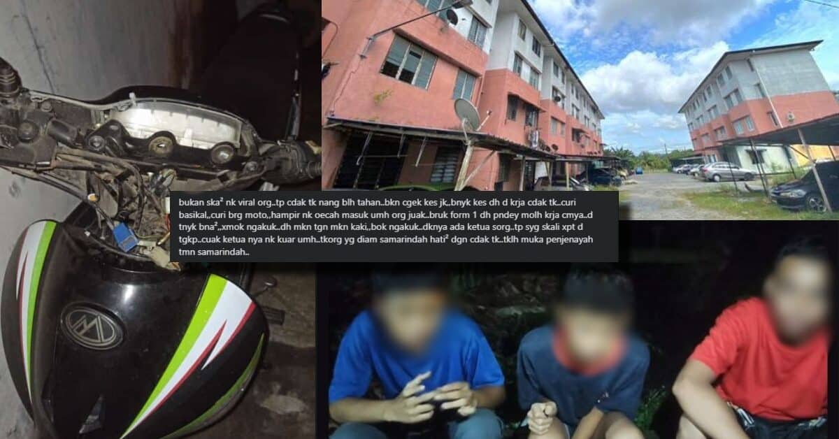 Baru Tingkatan 1 Dah Pandai Buat Banyak Jenayah, 3 Sekawan Berjaya Ditangkap Di Samarindah