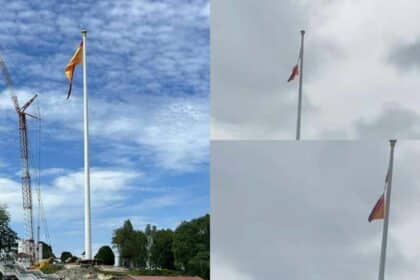 Belum Sebulan Terpacak, Bendera Sarawak Pada Tiang RM30 Juta Terkoyak Jadi Bualan Netizen