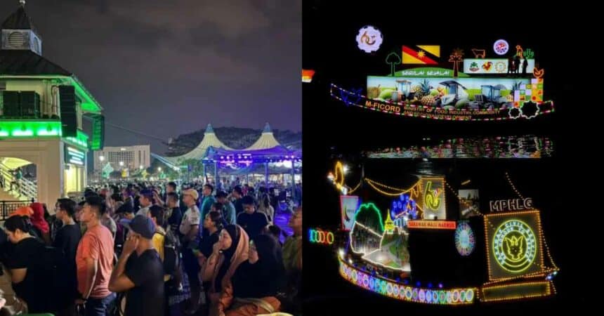 'Comeback' Selepas 10 Tahun, Ribuan Pengunjung Banjiri Tebingan Kuching Demi Raptai Kapal Berhias