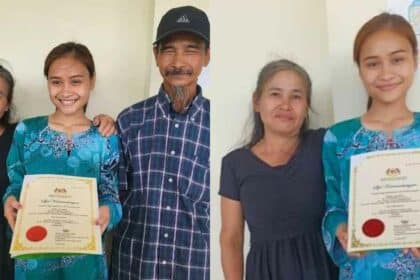 Hutang Jiran Demi Teman Anak Ambil 'Result' STPM, Kisah Pelajar Cemerlang Dari Sabah Ini Sentuh Hati Netizen