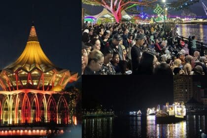 Kapal Berhias Berjaya Buat Comeback, Lebih 10,000 Pengunjung Datang Meriahkan Waterfront Kuching