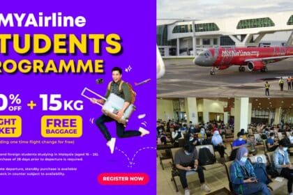 Khas Untuk Pelajar, MyAirline Tawarkan Diskaun 20% Harga Tiket Dan 15kg Bagasi Percuma