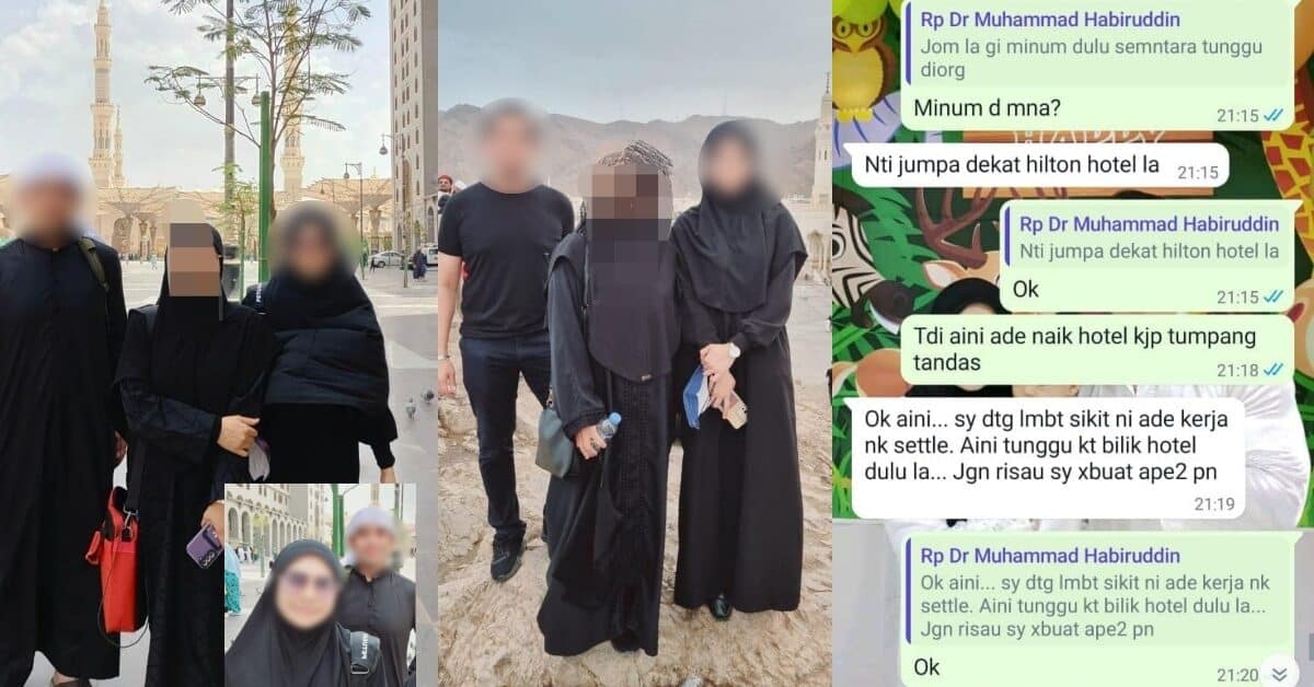 Lelaki Dari Sabah Dedah Isteri Curang, Siap 'Check In' Di Hotel Madinah Bersama Suami Orang