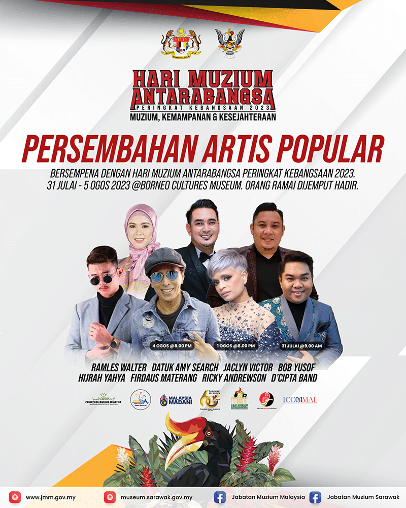 Terokai Keindahan Kepelbagaian Budaya Dan Adat Bumi Kenyalang Di Hari Muzium Antarabangsa