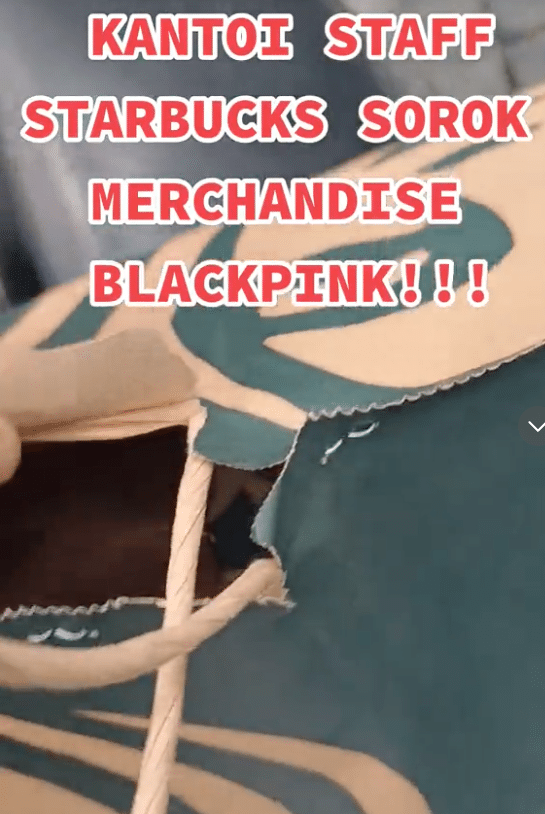 Wanita Rakam Staff Starbucks Kantoi Sorok Separuh Tumblr Blackpink