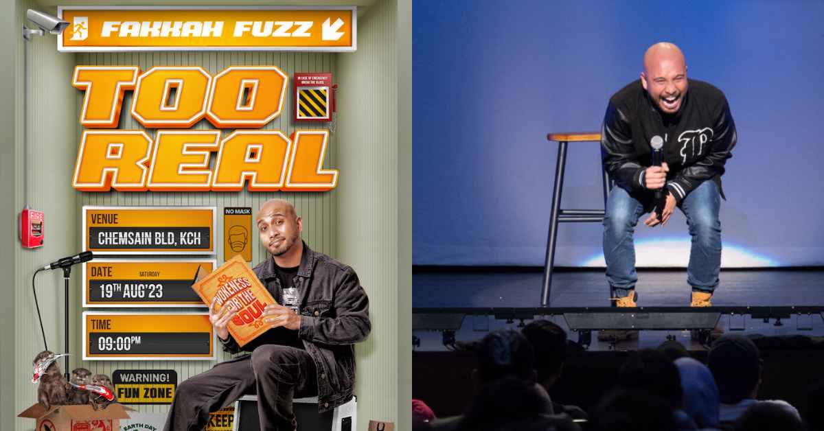 Siri Stand-Up Comedy Popular Netflix, 'TOO REAL' Bakal Beraksi Di Kuching 19 Ogos Ini