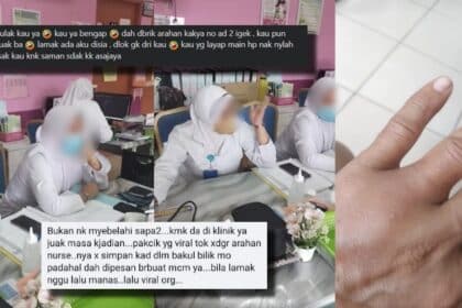 Susulan Tular Isu Jururawat Leka Di Klinik Di Samarahan, Netizen Dedah Sikap Individu Ini