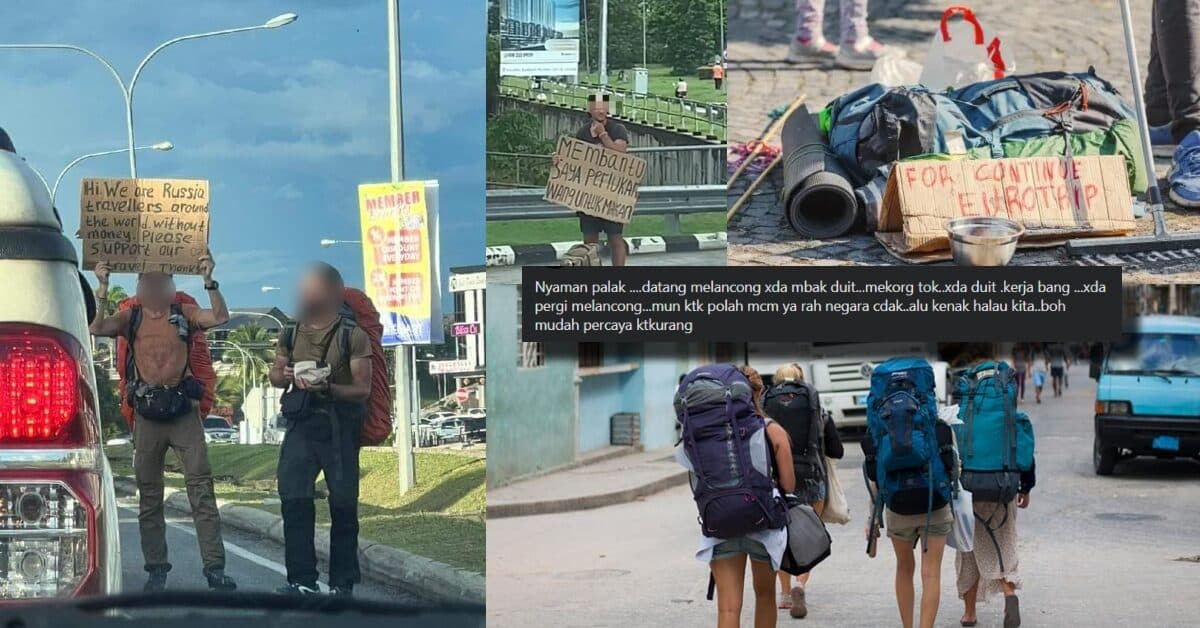 Travel Tanpa Bawa Wang, Dua Warga Rusia Di Bintulu 'Mengemis' Di Bintulu Ini Dikecam Netizen