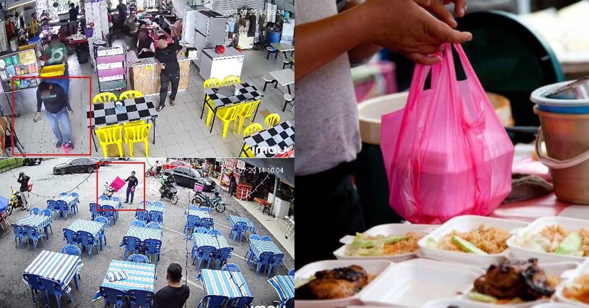 [VIDEO] Campak Dan Sepak Makanan Atas Lantai, Netizen Geram Lihat Rider Grab Ini