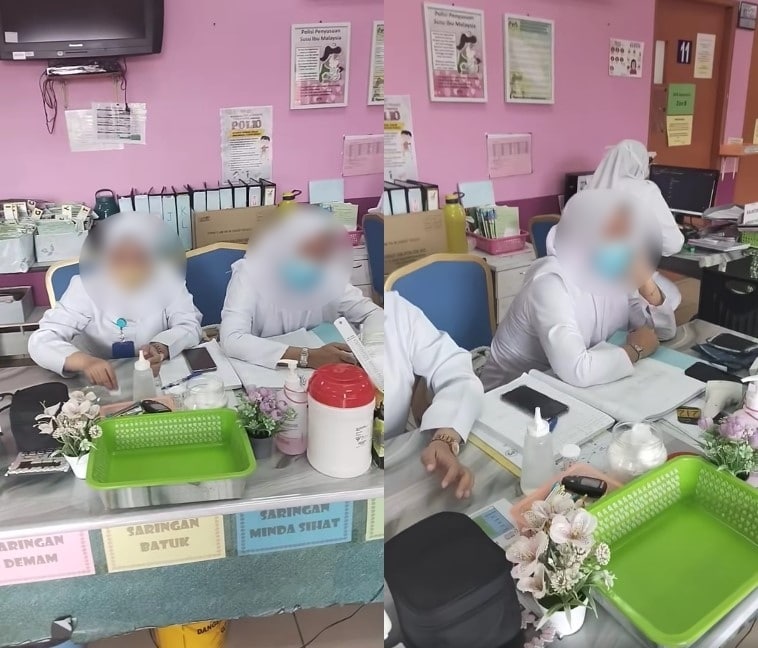 Bengang Tunggu Lama Di Klinik, Individu Dakwa Jururawat Leka Main Phone Di Samarahan