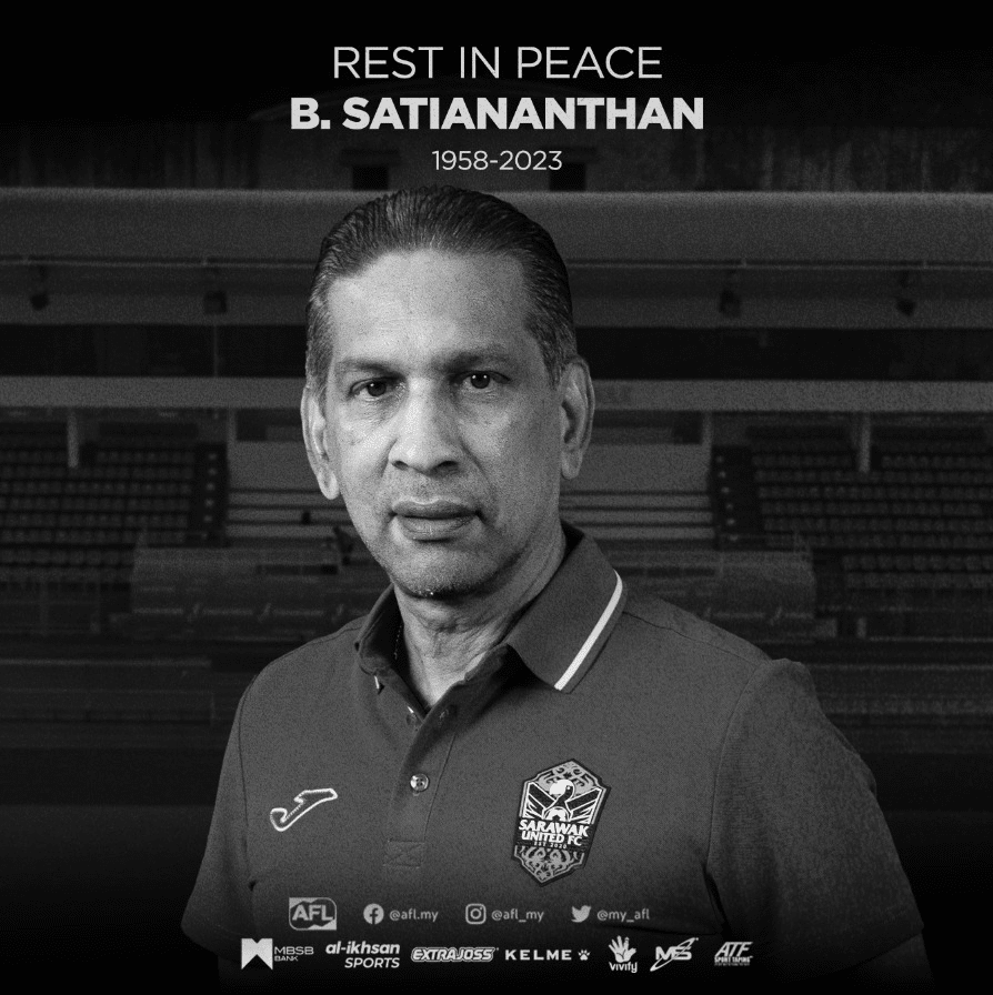 Bekas Jurulatih Bola Sepak Sarawak United FC, Sathianathan Meninggal Dunia
