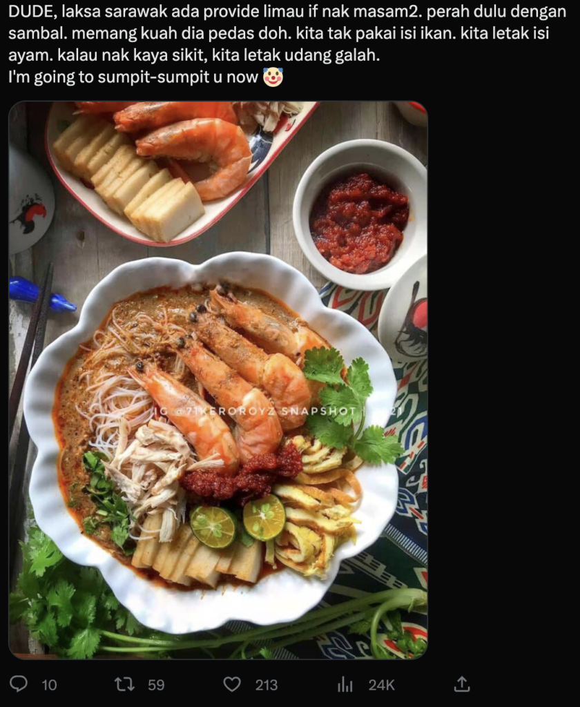 Kenapa Ada Orang Kata Rasa Laksa Sarawak Hampir Sama Seperti Mi Kari?