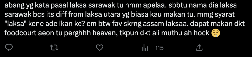 Kenapa Ada Orang Kata Rasa Laksa Sarawak Hampir Sama Seperti Mi Kari?