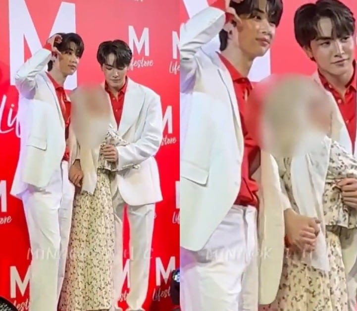 Menggeletis Siap Peluk Artis Thailand, Netizen Geram Lihat Perbuatan Wanita Bertudung Ini
