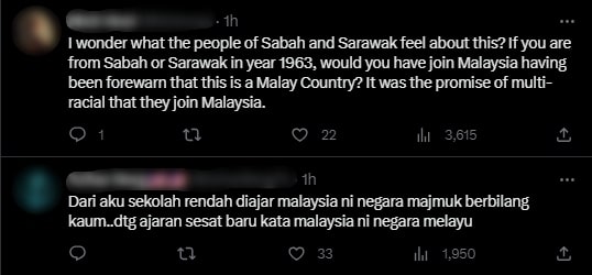 'Malaysia Adalah Negara Melayu'- Dr Mahathir, Hantaran Beliau Undang Pelbagai Reaksi Netizen