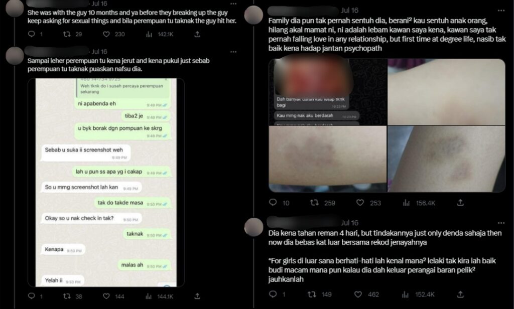 Boyfriend Psiko Meroyan Minta Puaskan Nafsu Dari Kekasih, Sampai Sanggup Cederakan Diri Sendiri