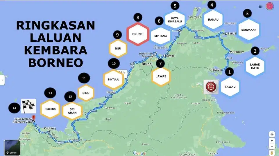 'Tour' Dari Sabah Ke Sarawak, Impian YDP Agong Akhirnya Tercapai Bakal Rasmi Pan Borneo