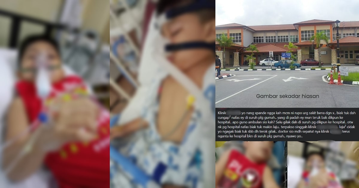 Anak Dah Tercungap-Cungap, Ibu Di Asajaya Bengang Dengan Perkhidmatan Klinik Ini