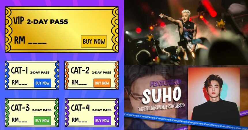 Anggap Tak Berbaloi, Netizen Sarawak Kecoh Isu Harga Tiket Konsert Borneo Sonic 'Cekik Darah'