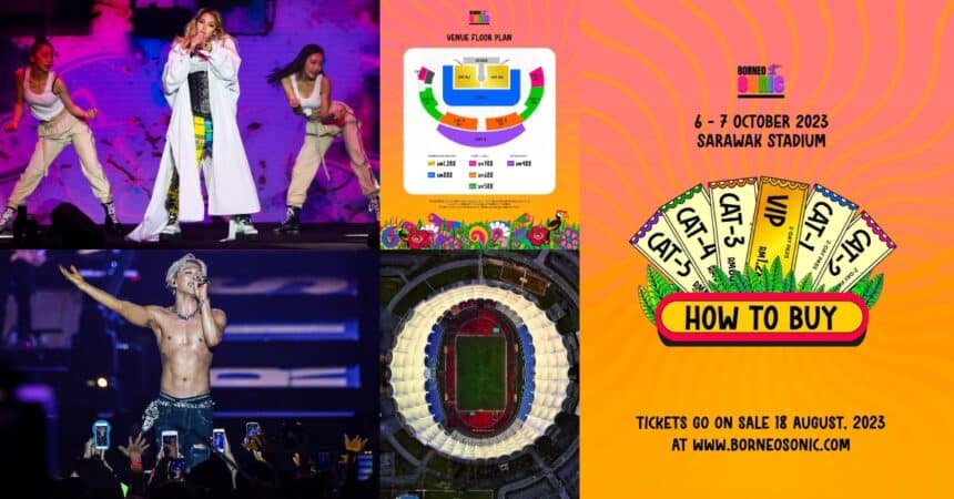 Bakal Dibuka Mulai Esok, Ini Adalah Panduan Untuk Beli Tiket Borneo Sonic Festival
