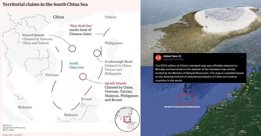 China 'Claim' Perairan Sabah Sarawak Dalam Peta Standard China Edisi 2023