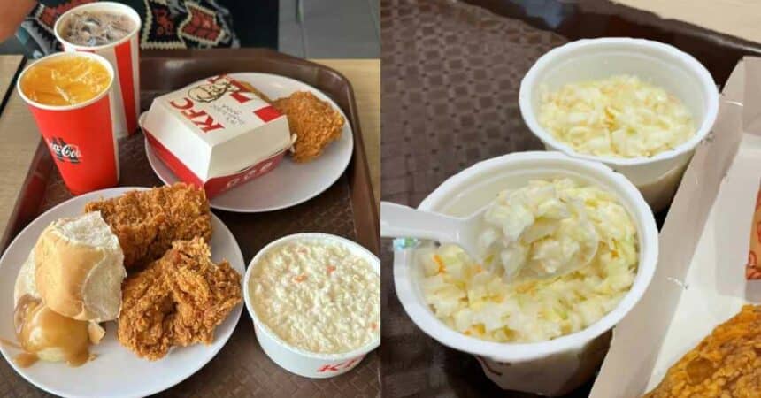 Coleslaw KFC Buat 'Comeback', Kini Boleh Didapati Di Hampir Semua Cawangan Di Kuching