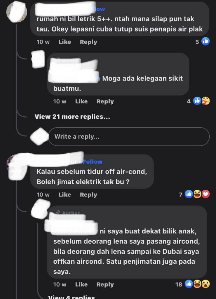 Elak Bil Elektrik Naik, Wanita Ini Kongsi Tips Jimat Bil Elektrik Di Rumah