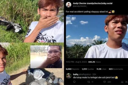 "Ini Accident Paling Slay", Gelagat Individu Dari Sabah Ini Buat Netizen Tak Kering Gusi