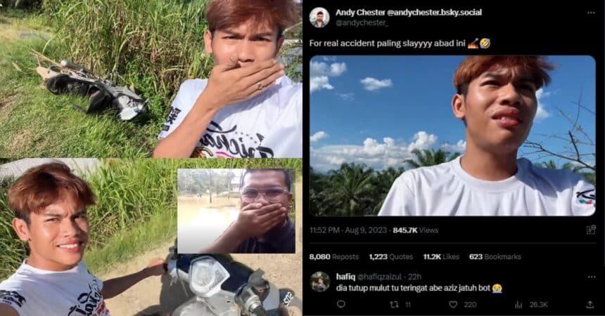 "Ini Accident Paling Slay", Gelagat Individu Dari Sabah Ini Buat Netizen Tak Kering Gusi