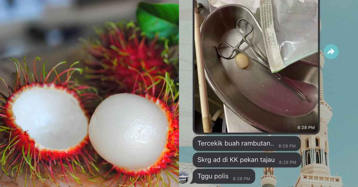 Kanak-Kanak 9 Tahun Temui Ajal Gara-Gara Tercekik Rambutan