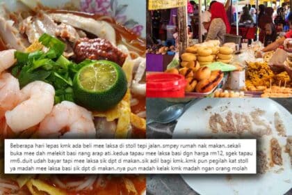 Kecewa Beli Laksa Sarawak Basi, Lelaki Ini Beri Nasihat Buat Peniaga Tepi Jalan