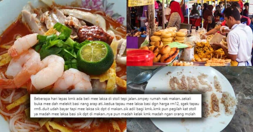 Kecewa Beli Laksa Sarawak Basi, Lelaki Ini Beri Nasihat Buat Peniaga Tepi Jalan