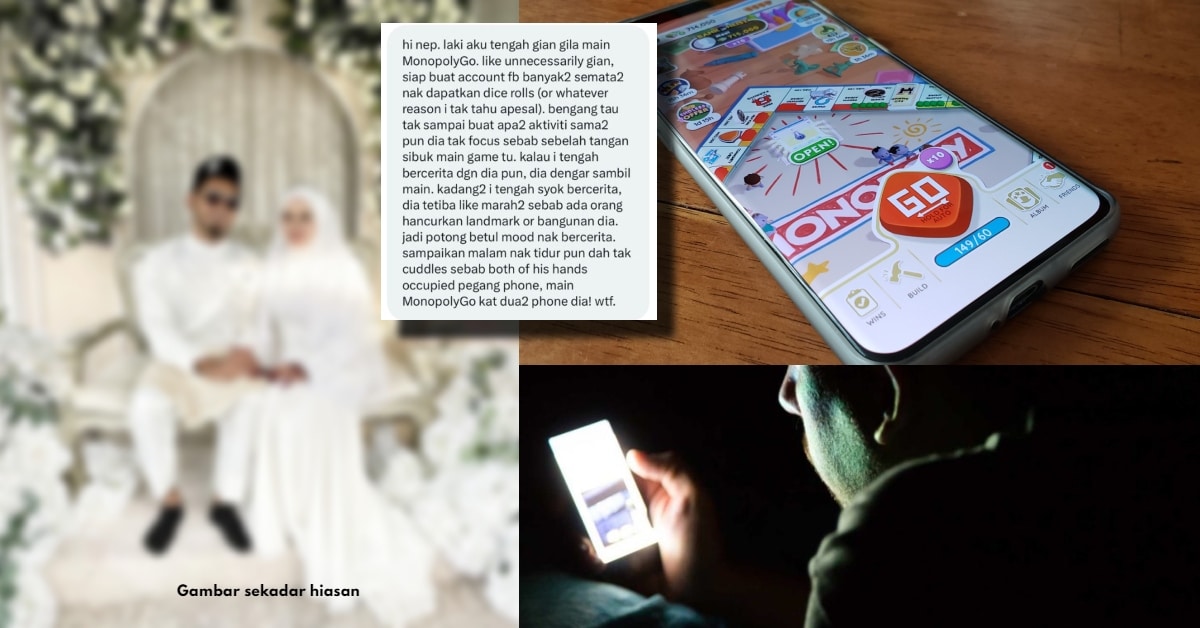 Ketagih Main MonopolyGo, Isteri Geram Suami Dah Tak 'Bermanja' Seperti Dulu Lagi
