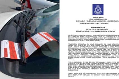 Polis Sangkal Dakwaan Netizen, Hanya Tiga Saman Dikeluarkan Sepanjang Pesta Sematan