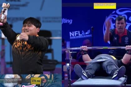 Rangkul Pingat Emas, Angkatan 'Badang' Sarawak Bonnie Bunyau Lagi Sekali Pecah Rekod Dunia Di Dubai