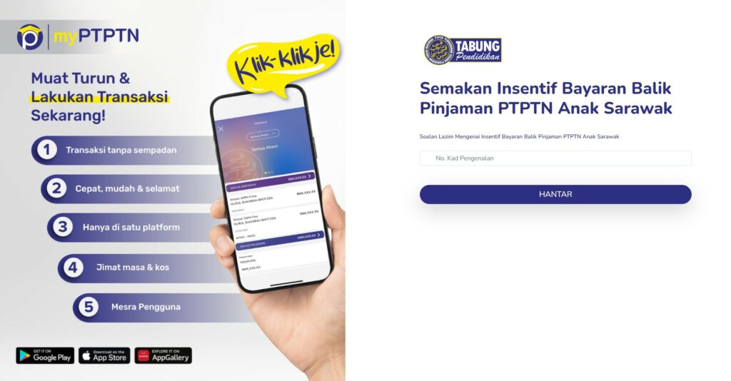 Anak Sarawak Peroleh Insentif Sebanyak 30 Peratus Untuk Bayaran Balik PTPTN, Semak Sini