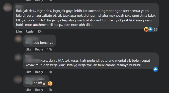 Muat Naik Gambar Dengan Stetoskop Di Kuching, Netizen Backup Pemuda Ini Dari 'Senior Toxic'