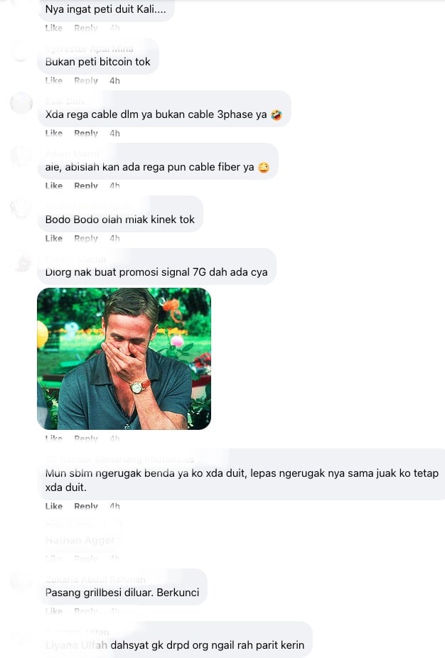 Demi Mahu Mencuri, Individu Selongkar Peti Talian Telefon Dan Internet Di Samariang