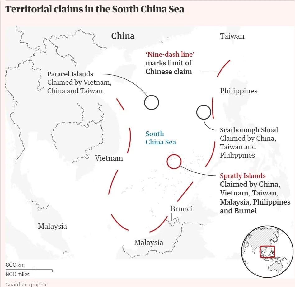 Tuntutan China Ke Atas Perairan Sabah Sarawak, Malaysia Hantar Nota Bantahan