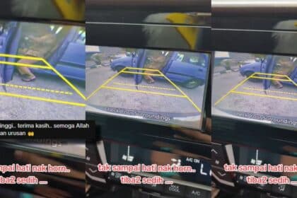 'Tak Sampai Hati Nak Hon', Lelaki Ini Luah Sayu Lihat Pak Cik Tua Makan Seorang Dalam Kereta