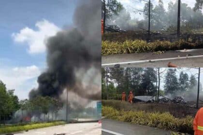 Terkini Pesawat Ringan Terhempas Di Elmina, 3 Individu Disahkan Terkorban