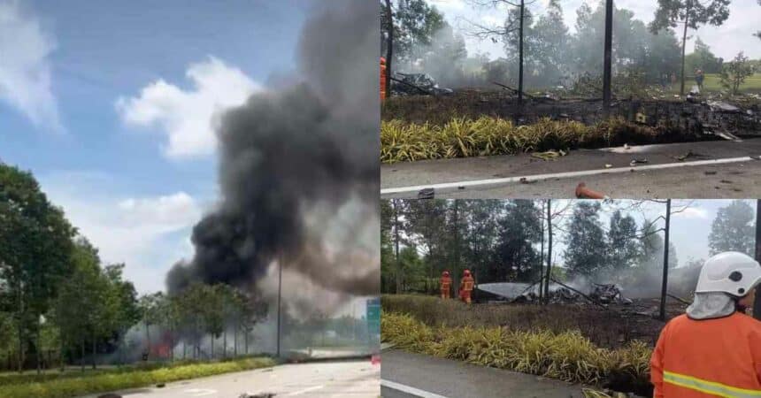 Terkini Pesawat Ringan Terhempas Di Elmina, 3 Individu Disahkan Terkorban