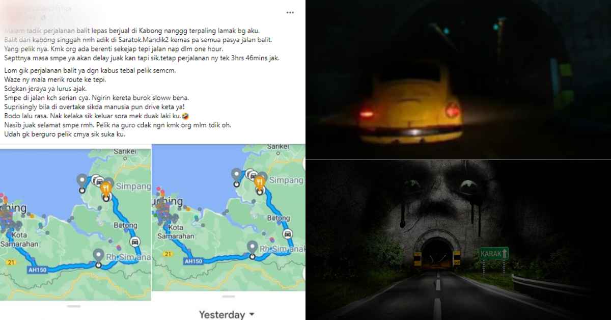 Terserempak Kereta Tanpa Pemandu Dengan Jalan Berkabus, Wanita Kongsi Kisah Seram Di Serian