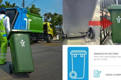 Wanita Ini Kongsi Cara Tukar Tong Sampah Rosak Secara Percuma Melalui Aplikasi