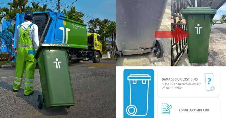 Wanita Ini Kongsi Cara Tukar Tong Sampah Rosak Secara Percuma Melalui Aplikasi