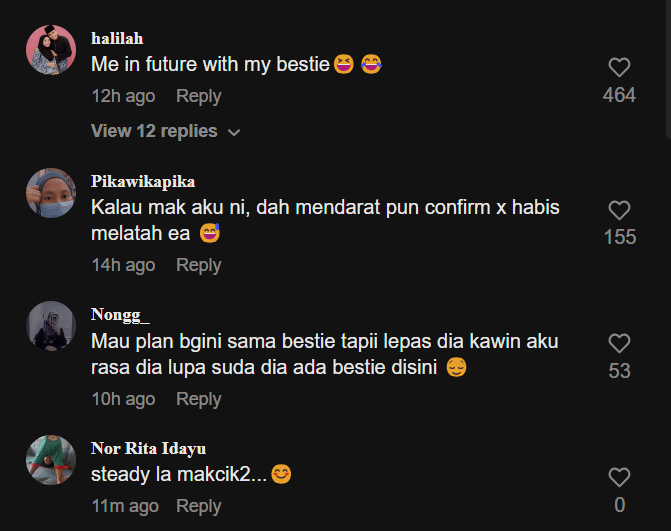 Sempoi Naik Parasailing Di Sabah, Netizen Terhibur Lihat Gelagat Nenek Dengan 'Best Friend'