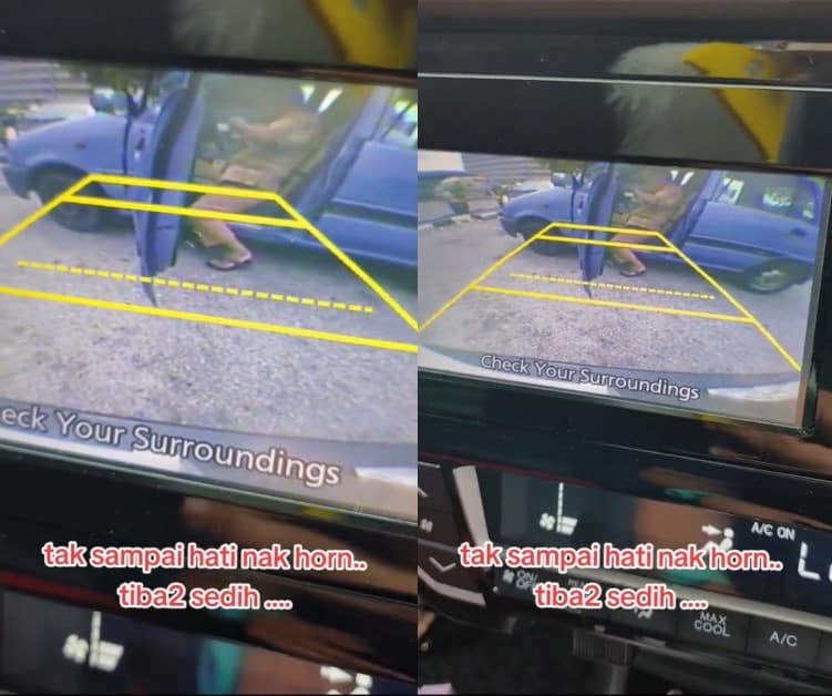 'Tak Sampai Hati Nak Hon', Lelaki Ini Luah Sayu Lihat Pak Cik Tua Makan Seorang Dalam Kereta