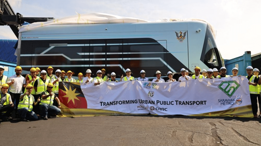 Bakal Siap Sepenuhnya 2 Tahun Lagi, Prototaip ART Berkuasa Hidrogen Selamat Tiba Di Pelabuhan Senari