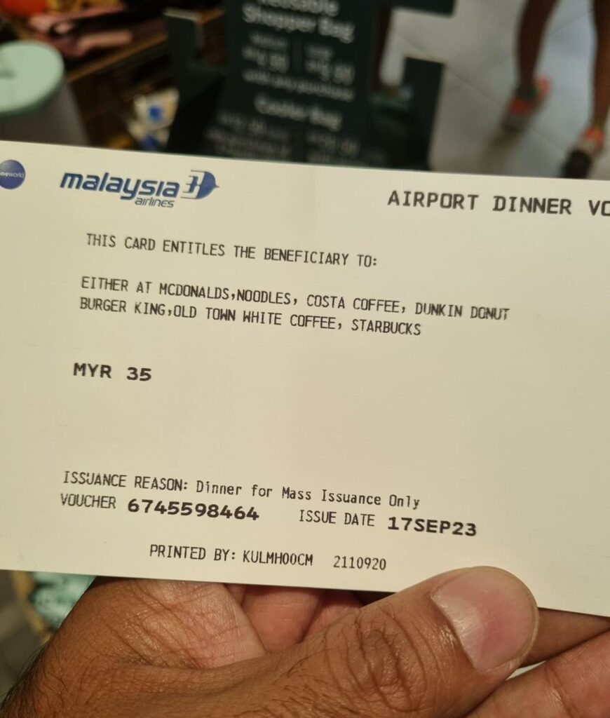 Ramai Baru Tahu, Rupanya Boleh Tuntut 'Voucher Dinner' Malaysia Airlines Jika Flight Tertangguh