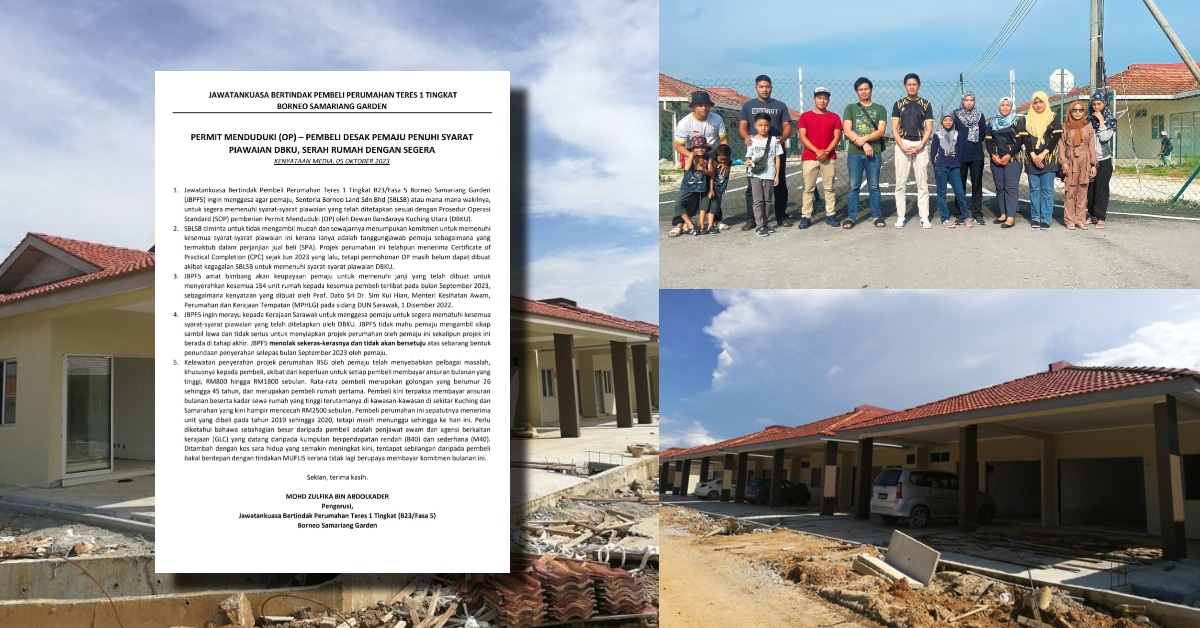 7 Tahun Tunggu, Pemaju Sentoria Masih Belum Tunaikan Janji Serahkan Rumah Kepada Pembeli